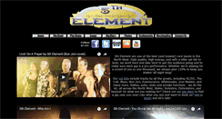 Desktop Screenshot of 5thelementrocks.co.uk